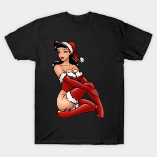 Merry Christmas Pinup T-Shirt